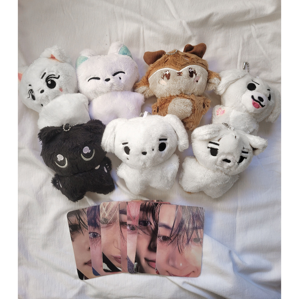 KPop Enhypen Pelúcias Chaveiro com Card Fanmade Sunghoon Jay