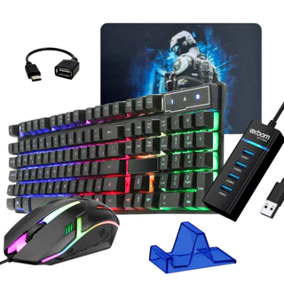 Kit Mobilador Para Celular Completo Varios Modelos Free Fire Cod Fortnite Teclado e Mouse em Oferta na Shopee