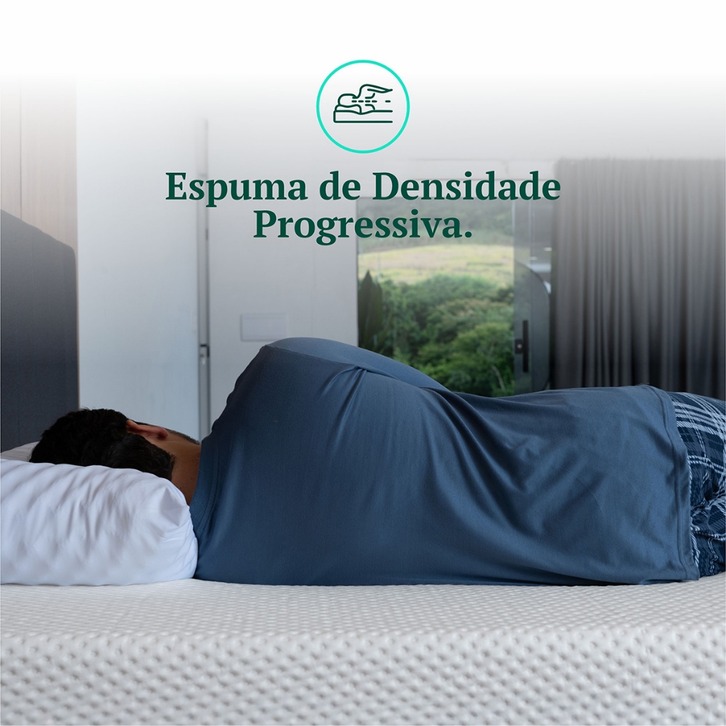 Colchão na Caixa 100% Espuma D45 25cm Connect Keiko Colchões