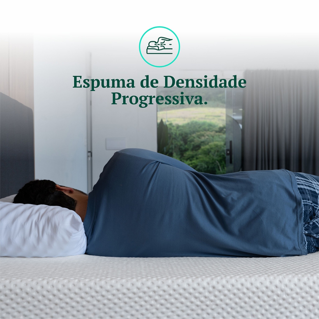 Colchão King D45 Connect Molas Ensacadas Massageador 25x193x203