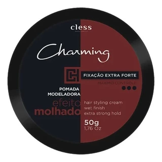 Pomada Modeladora Cabelo Cless Charming Extra Forte Efeito Molhado 50 g