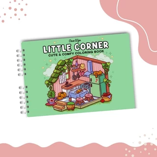 Livro de Colorir Little Corner | Folhas 180gr| 42 folhas| Coloring book| Bob.bie Goods| Capa Dura| Cute & Comfy Coco.Wyo em Oferta na Shopee