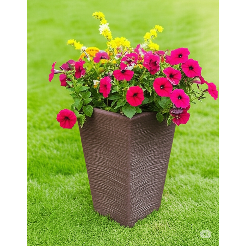 vaso para plantas modelo Coluna Quadrada | Shopee Brasil