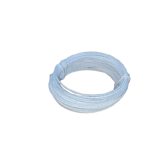 Arame Encapado Nº 26 - 50 Metros Branco