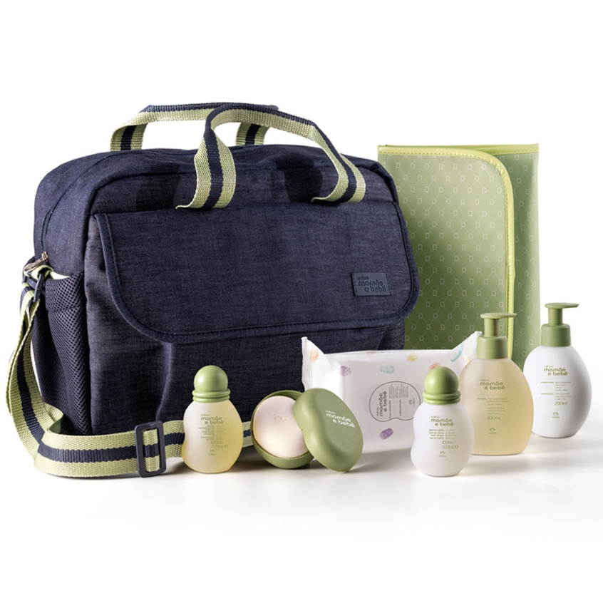Kit Completo com Bolsa Natura Mamãe e Bebê | Shopee Brasil