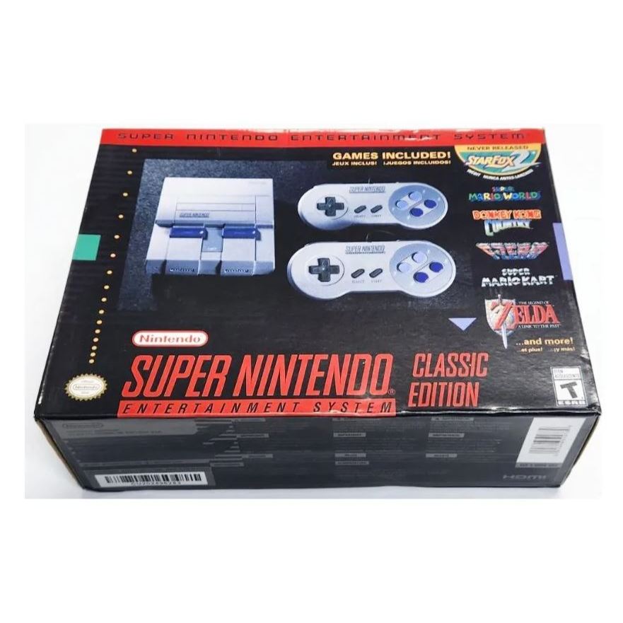 Super Nintendo Classic Edition Versão 16 Bit +21 Jogos