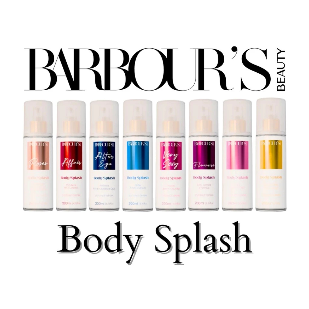 Body Splash Barbours Beauty Diversas Fragrâncias Spray 200ml Inspirados ...