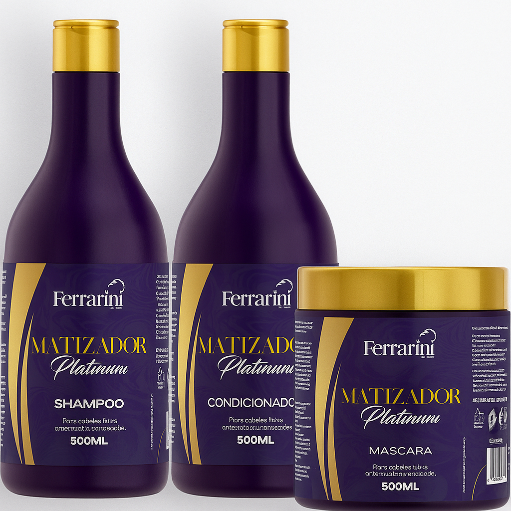 Kit Matizador Ferrarini Profissional – Loiro Sem Amarelo, Super ...