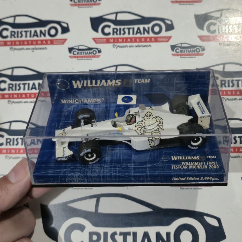 Williams F1 FW21 Testcar Michelin 2000 Minichamps 1/43 | Shopee Brasil