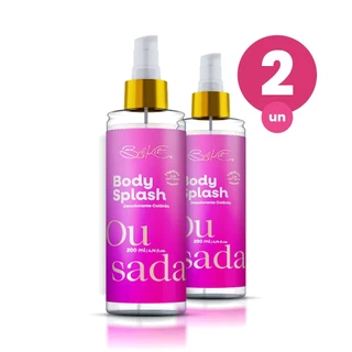 Kit 2 Body Splash Alta Fixação Ousada 200ml Fragância Floral Jasmin Belkit em Oferta na Shopee