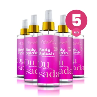 Kit 5 Body Splash Alta Fixação Ousada 200ml Fragância Floral Jasmin Belkit em Oferta na Shopee