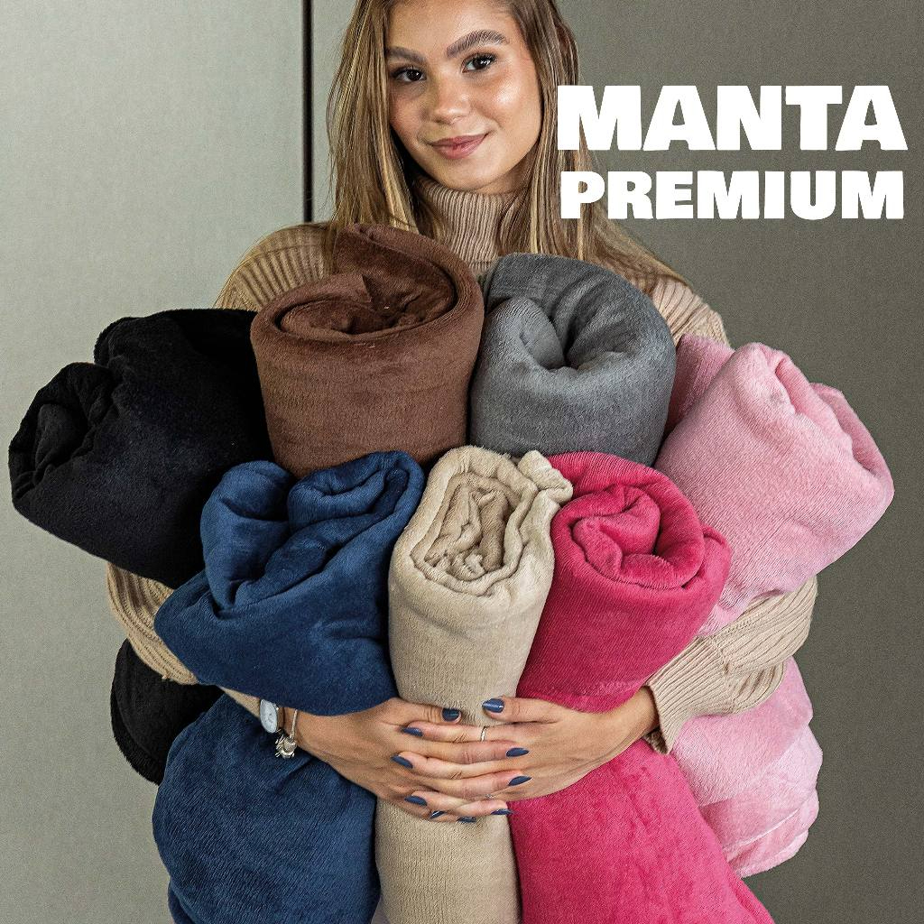 Manta Coberto Casal Shu Velvet Lisa 1,80m x 2,00m Microfibra