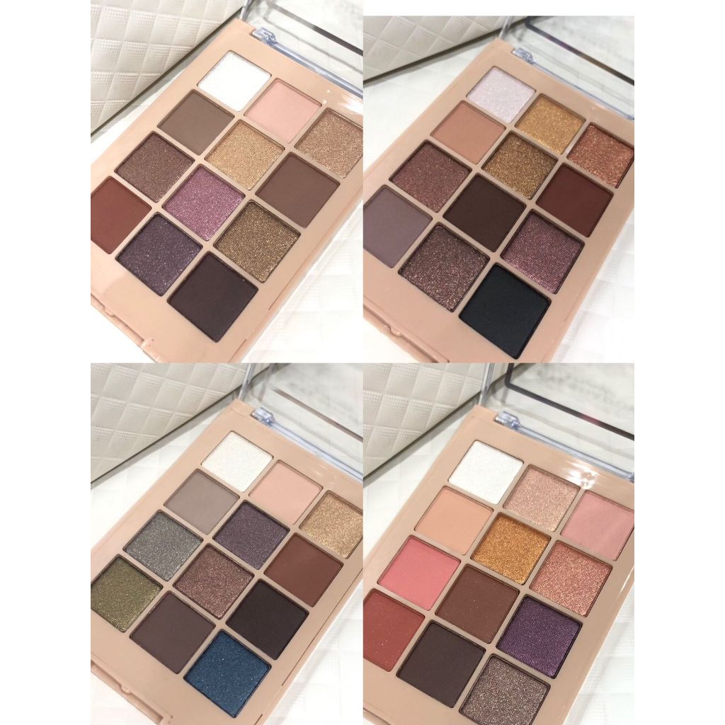 PALETA DE SOMBRA 12 CORES EYESHADOW MISS FRANCE MF-1165 | Shopee