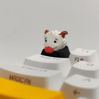 Keycap Tecla Artesanal - Poro League of Legends