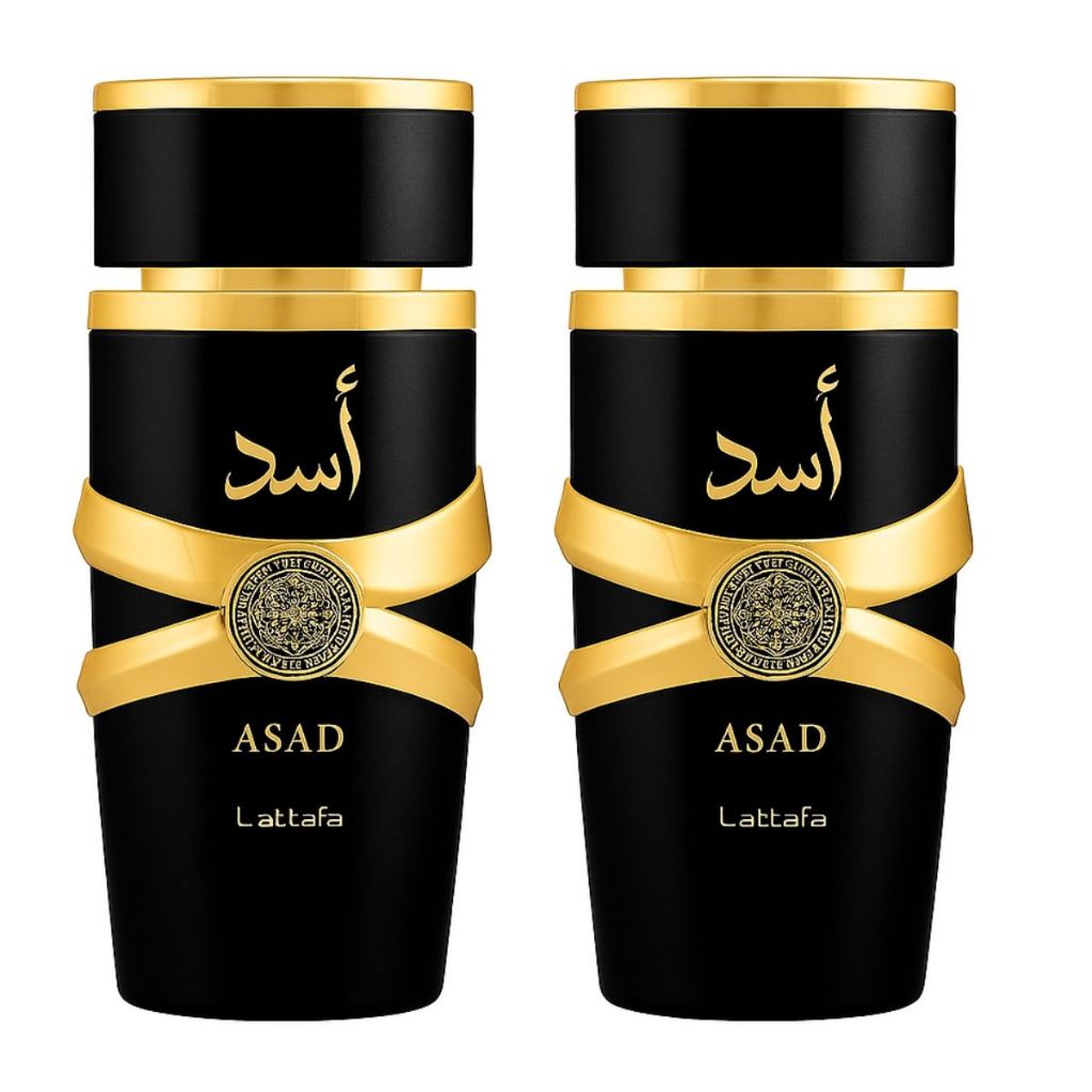Kit até 02 Perfume Masculino Asad Lattafa 100ml Tradicional Importado ...