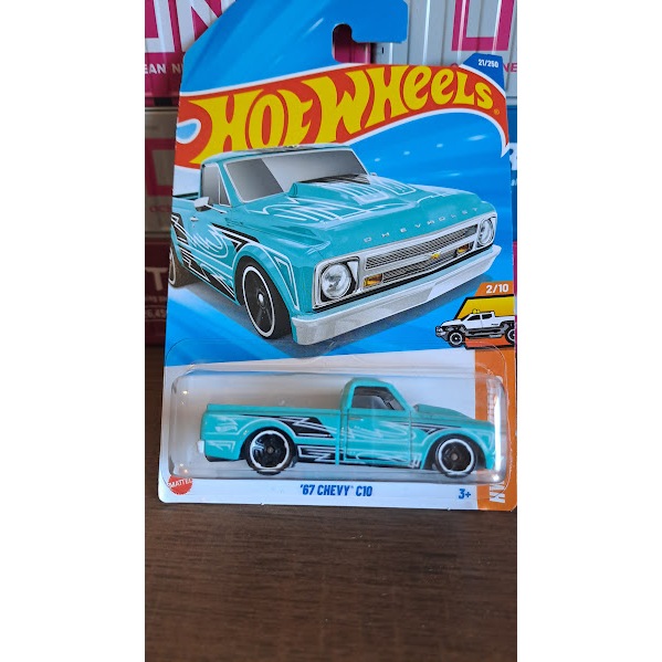 Hot Wheels 67 Chevy C10 Azul | Shopee Brasil