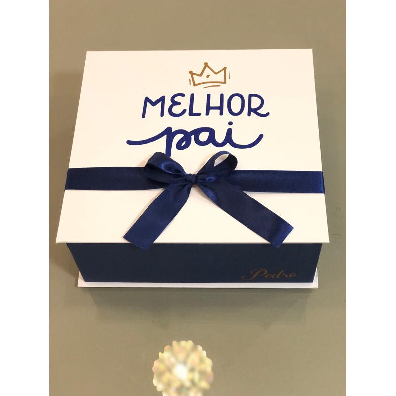 Caixa de presente personalizada. | Shopee Brasil