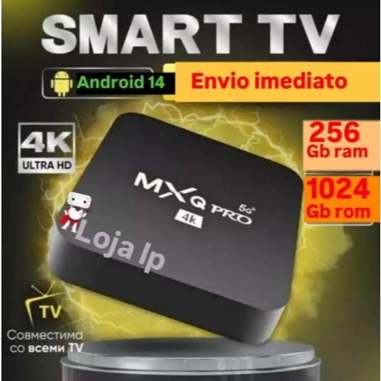 SMARTPRO 4K HD STREAMING PLAYER TRANSFORMA SUA TV EM SMART TV ...