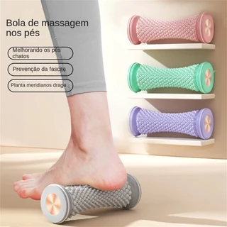 Massageador De Pés Rolo De Massagem Yoga Bola Fáscia Plantar Cuidados De Relaxamento Muscular em Oferta na Shopee