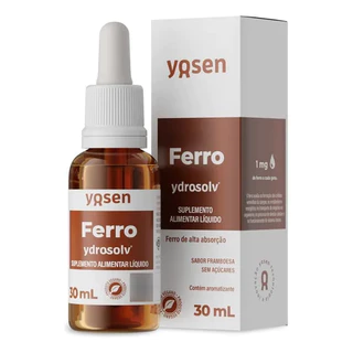 KIts Yosen Ferro Ydrosolv® 30ml - Iron Líquido