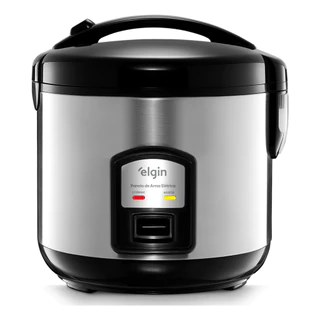 Panela de Arroz Elétrica Gran Rizzo Elgin - 1,8L, 700W, 10 Xícaras, Inox em Oferta na Shopee