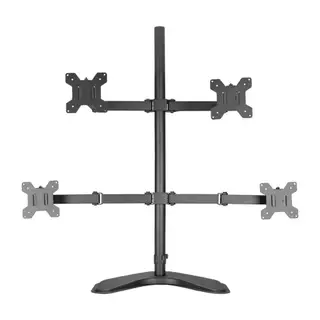 Suporte Articulado C/ Base P/ 4 Monitores De Mesa 10 Até 32"