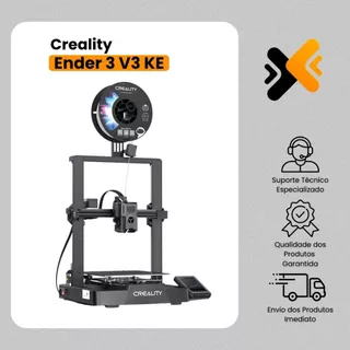 Impressora 3D Creality Ender-3 V3 KE FDM 220x220x240mm – 500mm/s – Bivolt – Nivelamento Automático
