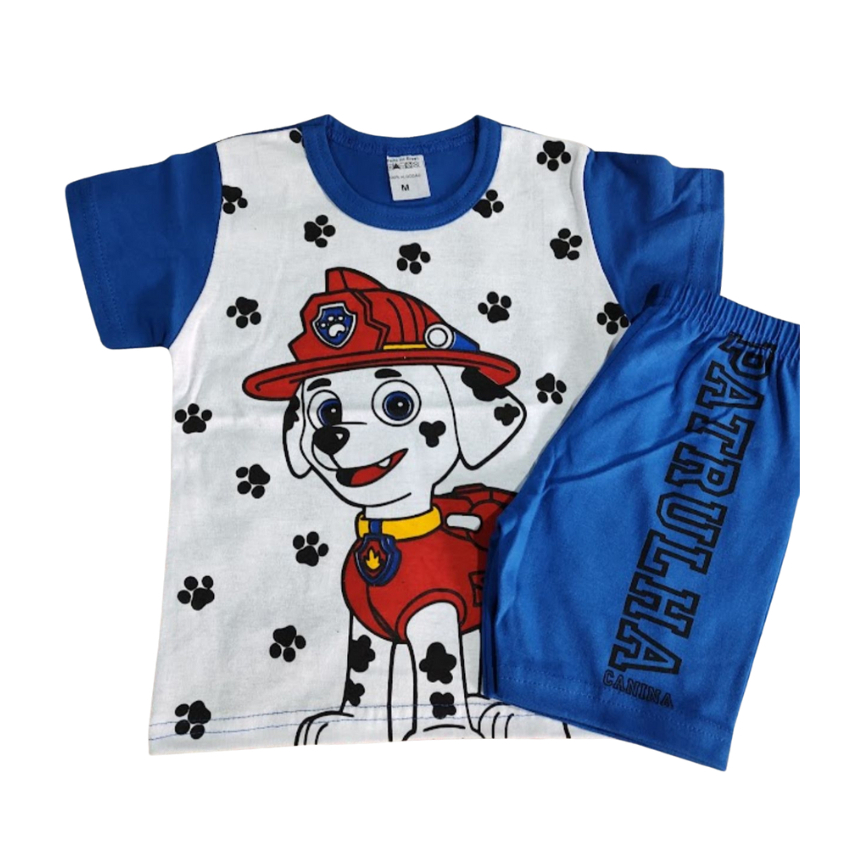 Roupa Patrulha Canina Conjunto Infantil Menino Personagem | Shopee Brasil