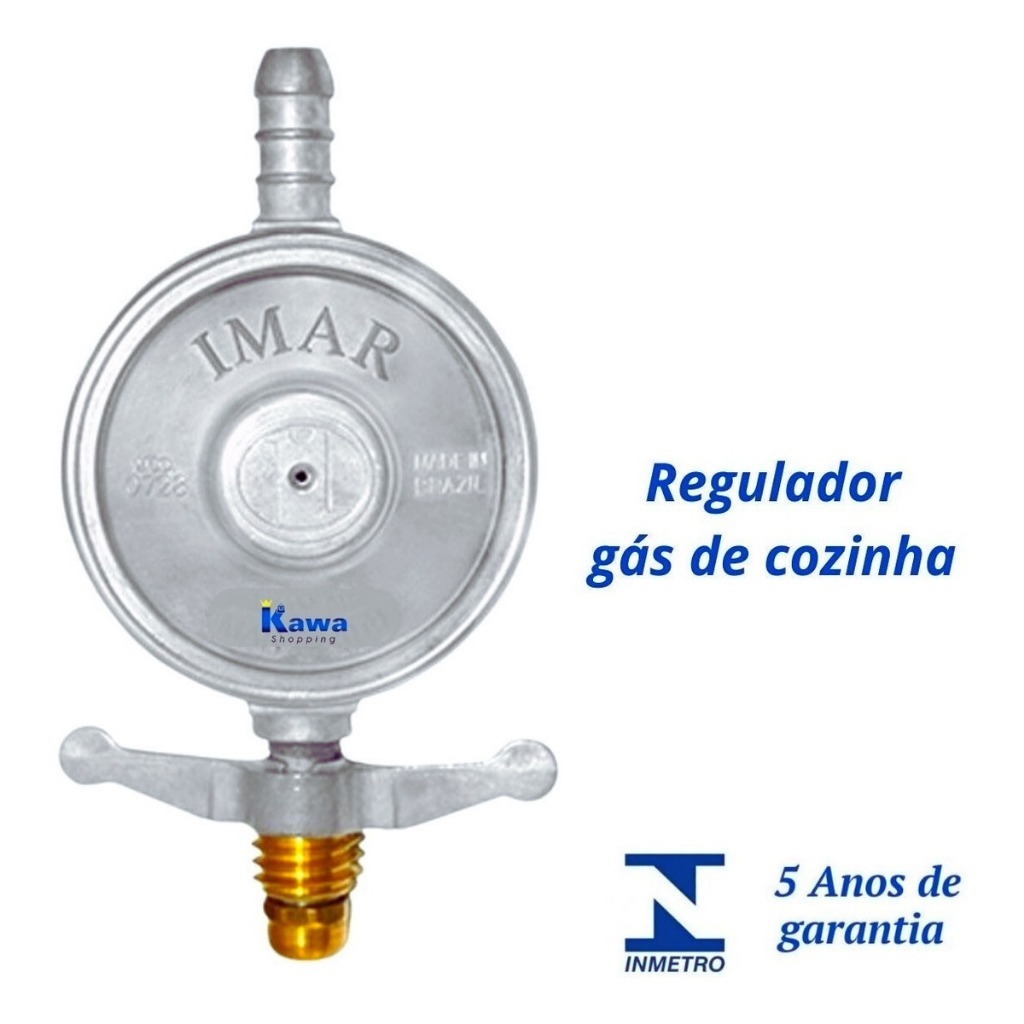 Registro Regulador Imar Para Gás GLP 1kg/h - Gás De Cozinha Botijão ...