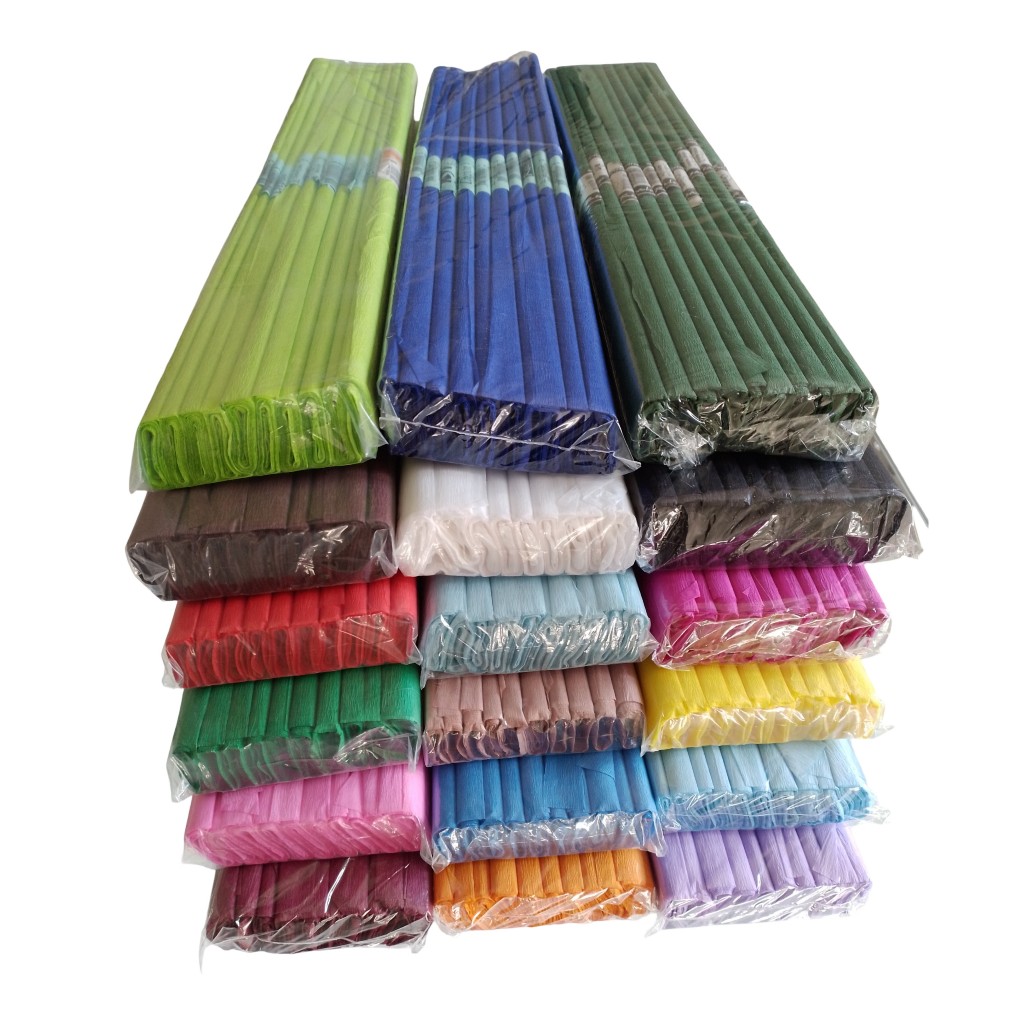 PAPEL CREPOM 48 CM X 2 METROS PACOTE COM 10 ROLOS | Shopee Brasil