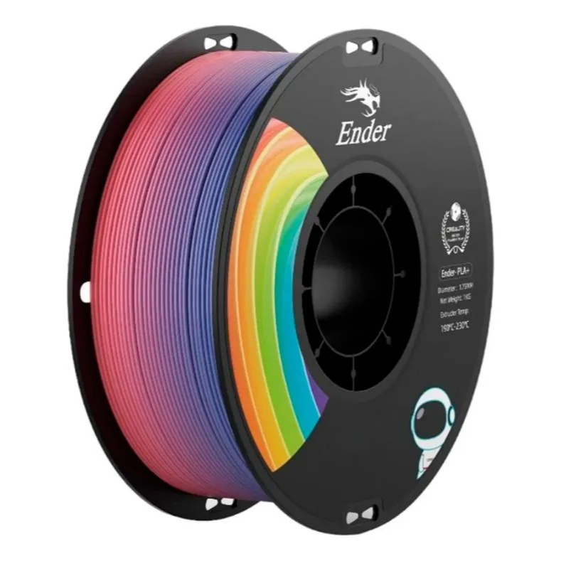 Filamento Impressora 3D Creality Ender-Pla+ Várias Cores 1kg - Rainbow ...