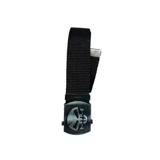 Cinto Masculino de Tecido Nylon Fivela Caveira Grafite - Felipe