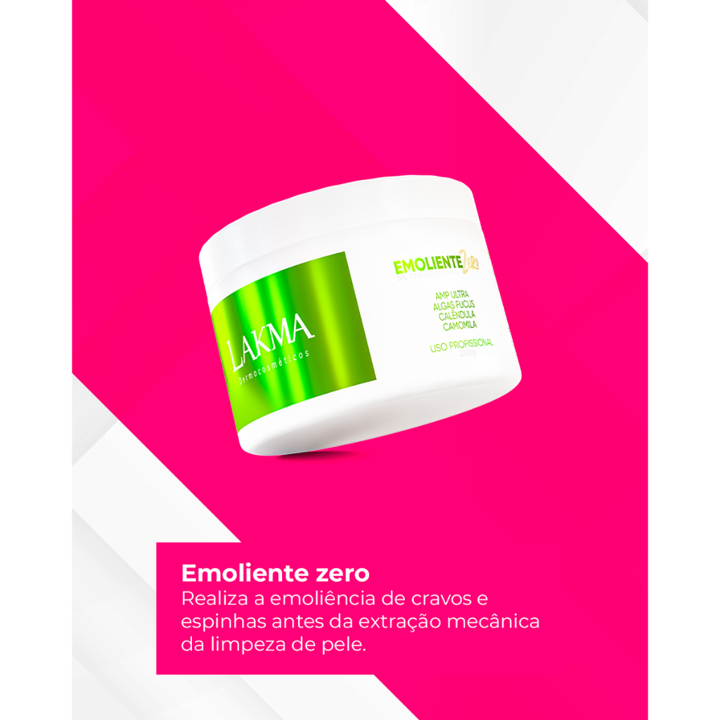 Kit Limpeza De Pele Profunda Profissional Lakma 5 Itens (Emoliente