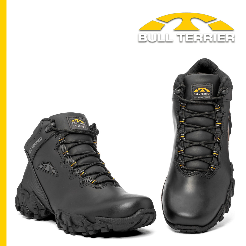 Bota Masculina Bull Terrier Sparks Couro Original Confortável