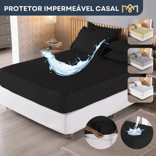 Capa Colchão Matelado Protetor Impermeável Casal Antialérgico Antixixi Elástico Macio e Silencioso em Oferta na Shopee