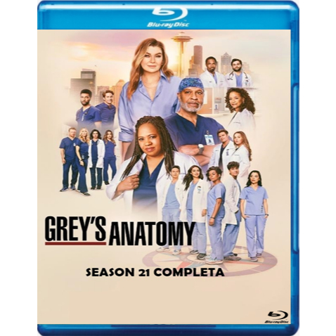 Blu- ray Série Grey's Anatomy 21º Temporada Completa Dublado e ...