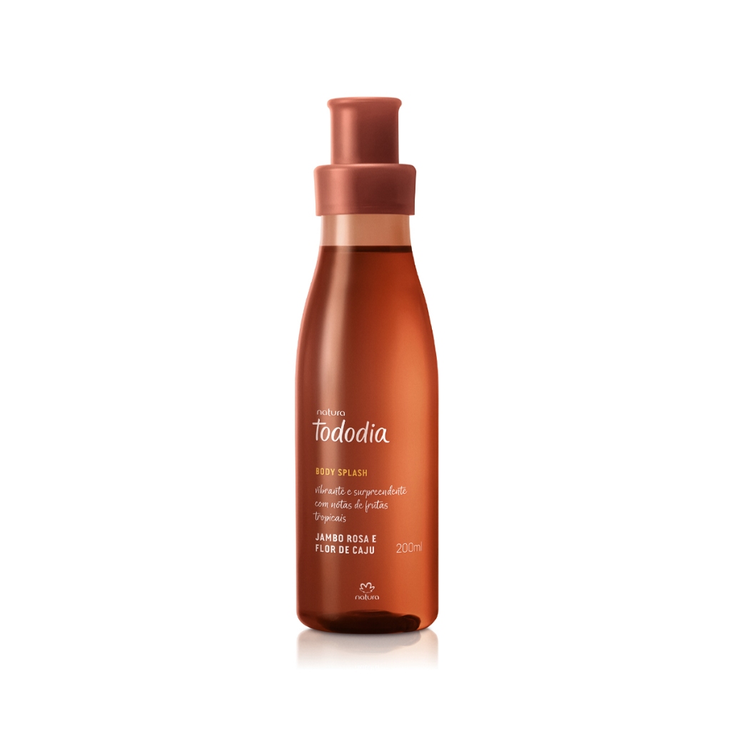 Body Splash Natura Todo Dia Jambo Rosa e Flor de Caju - 200ml | Shopee ...