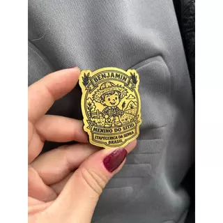 Botton/Broche - Formato Personalizado - Com a sua LOGO ou NOME - Com Imã