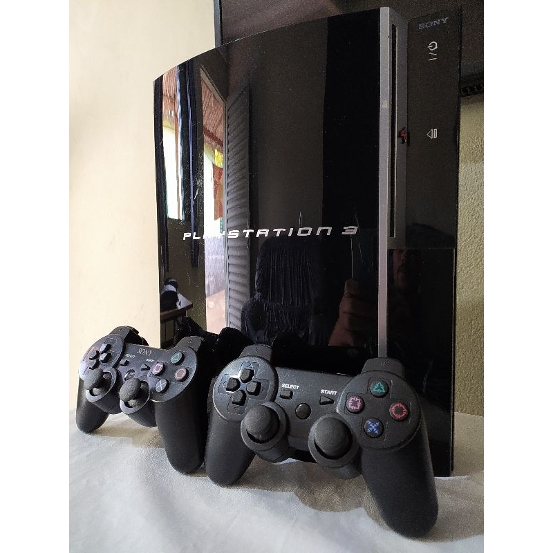 Playstation 3 fat 2 controles jogos & emuladores | Shopee Brasil