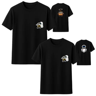 Kit Casal 2 Camisetas Wall-e / Eva Personalizadas Exclusiva 100% Algodão