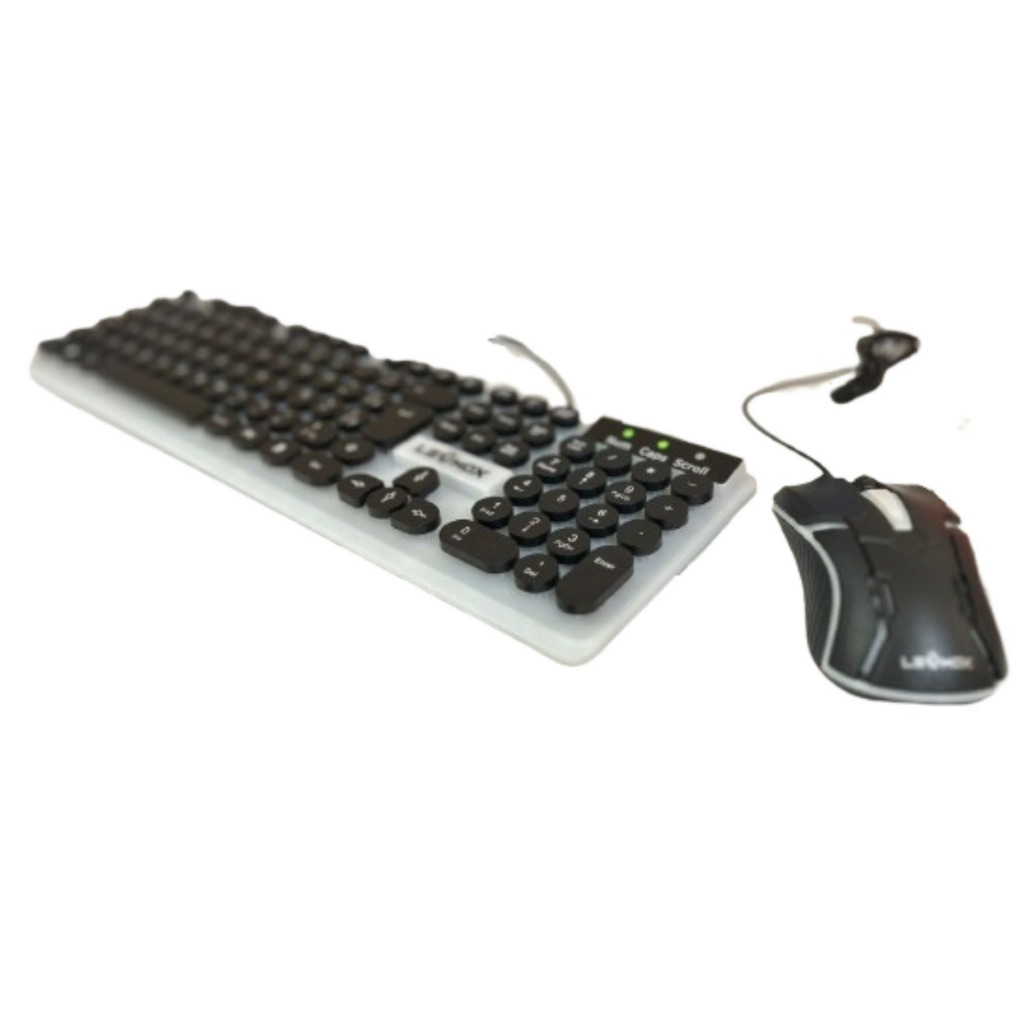 Kit Teclado e Mouse com Fio Gamer Lehmox LEY-2075 LED Colorido USB