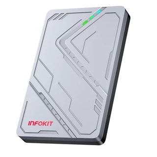 Case Para HD de 2,5 Polegadas Com USB 3.1 e Led Colorido ECASE-352 INFOKIT