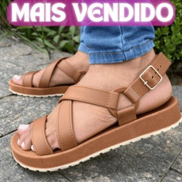 Sandalias Papete Feminina Dunas Estilosa e Confortável Verão
