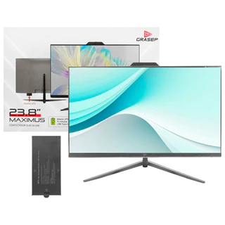 Computador All-In-One Intel i5 8GB SSD 512GB Tela 23.8” Full HD Webcam Wi-Fi Bluetooth Windows 11