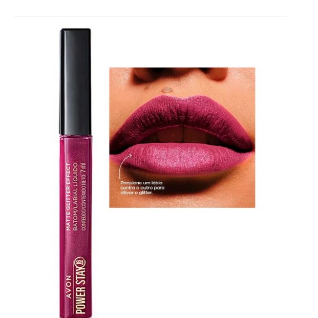 Avon Power Stay Baton Liquido Cor Malva Lumionoso Val: 11/2026 | Shopee ...