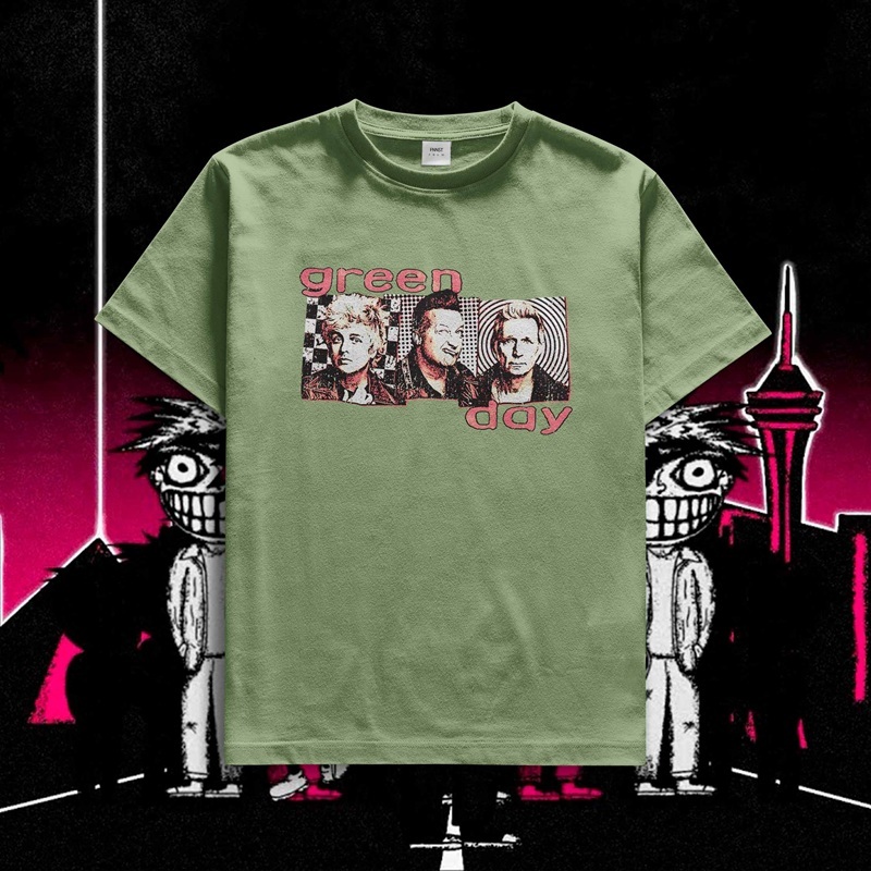 Camiseta Green Day | One Eyed Bastard | The Saviors Tour | Shopee