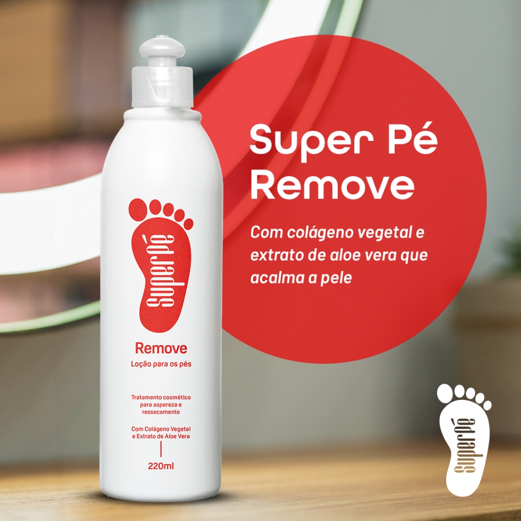 Loção Removedora De Calos E Rachaduras Super Pé 220ml