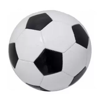 Kit 20 bolas de futebol preto e branco