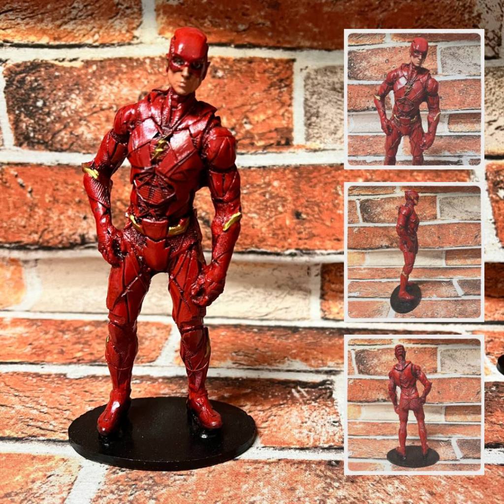 Flash DC Anime Action Figure Boneco Colecionável Resina