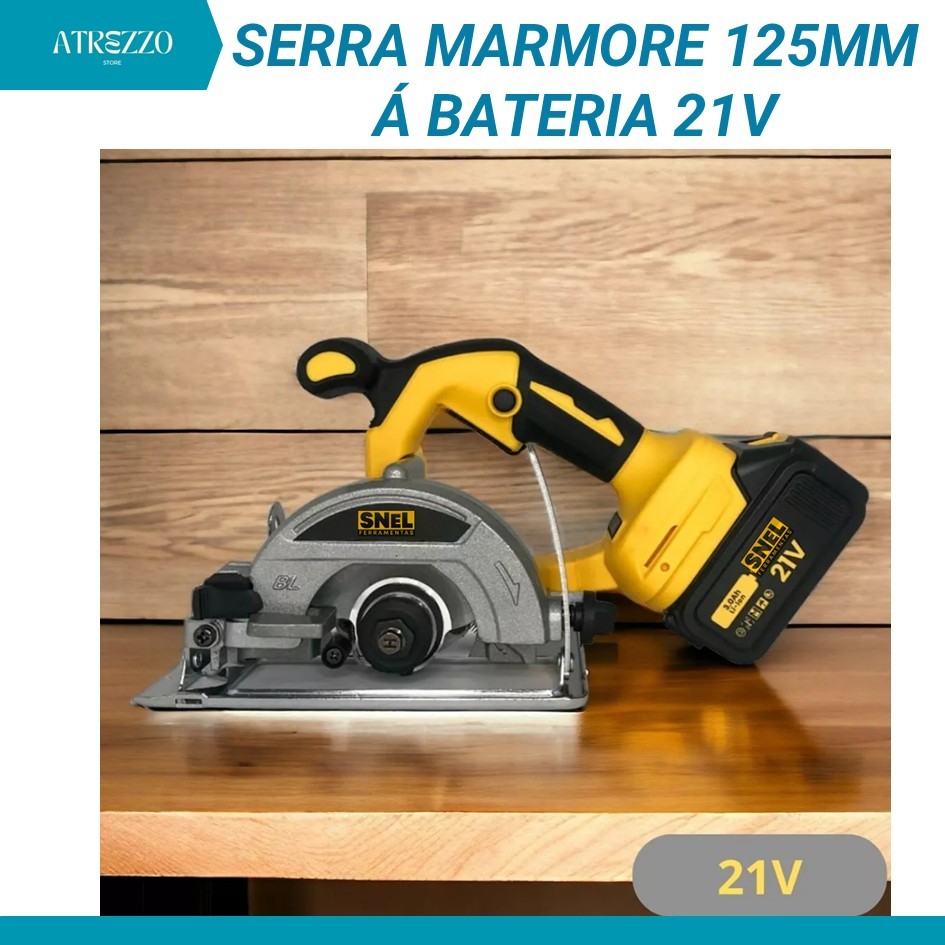 Serra Circular Portátil 21V 125MM Serra Mármore Serra